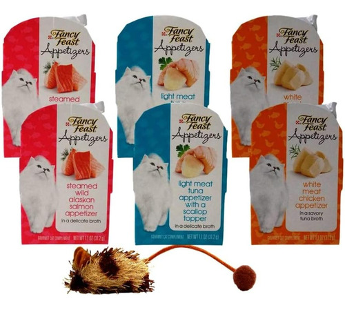 Fancy Feast Appetizers Gourmet Para Gatos Variedad De 3 Sabo