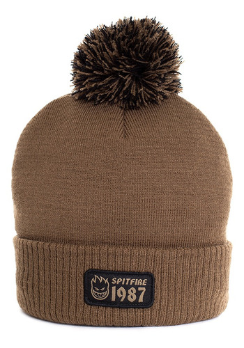 Gorro Beanie Para Hombre Spitfire 360 Cafe 1987 Logo