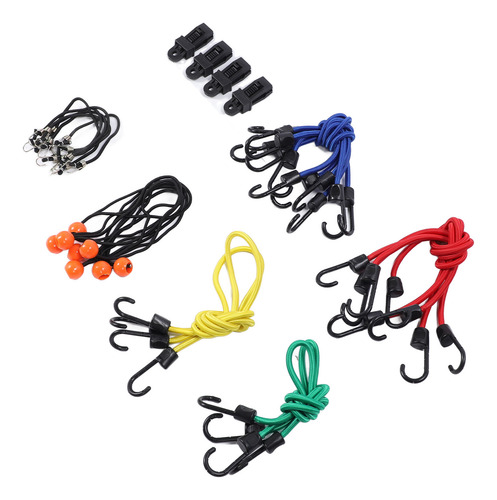 Juego De 32 Cuerdas Elásticas De Alta Elasticidad Y Alta Res