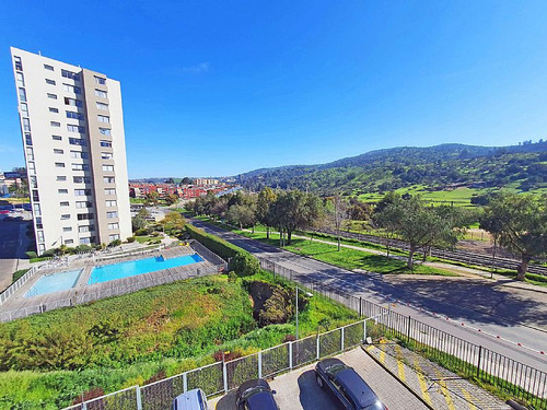 Venta Depto Quilpué 3d+2b+1est+1bod 77m2 Est Merval Valencia