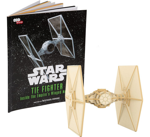 Rompecabezas 4d Star Wars Tie Fighter Modelo De Madera 63 Pz
