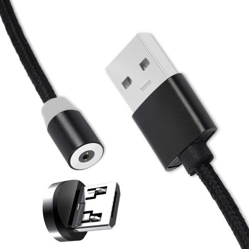 Cable Magnético De Carga Rápida Usb Para Dispositivos Androi