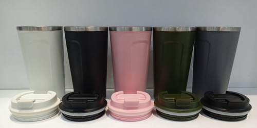 Copo Caneca Térmico Cerveja Café 510 Ml Inox Com Tampa