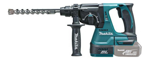 Rotomartillo electroneumático Makita DHR242Z inalámbrico azul