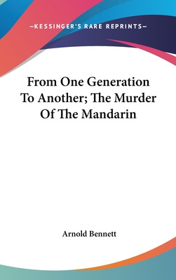Libro From One Generation To Another; The Murder Of The M...