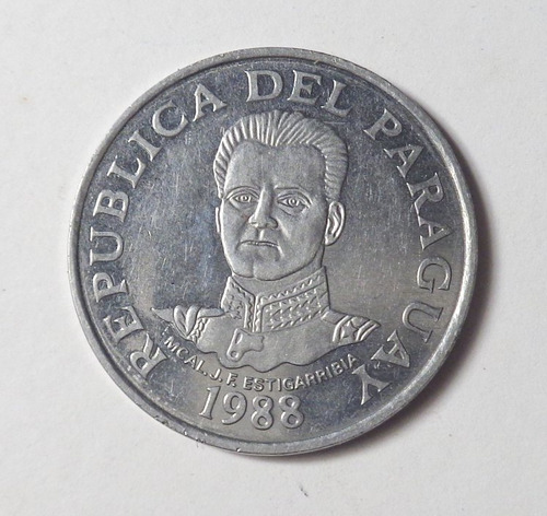 Moneda De Paraguay De 50 Guaraníes Año 1988 - En Rosario - (Usado)