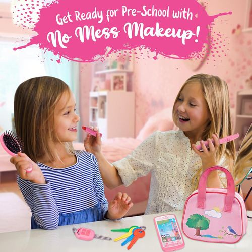 Bolso De Juguete Para Niñas Con Maquillaje Y Teléfono