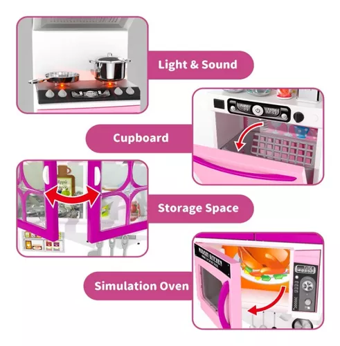 Set Cocina Para Niñas con Luz Y Sonido