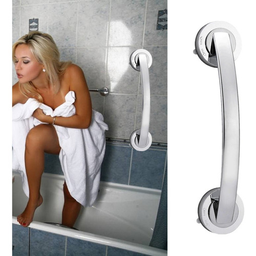 Mango De Seguridad Para Baño Con Ventosa, Barra De Ducha Y
