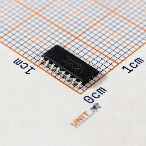 Pam8403dr-h Ic Smd Amplificador