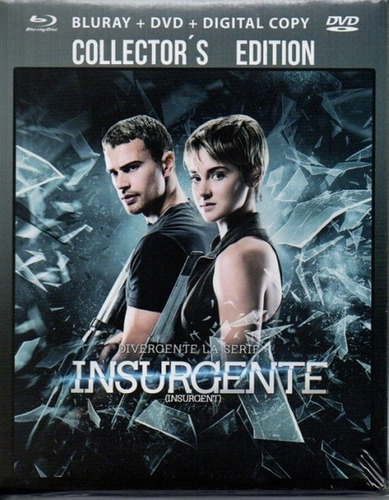 Insurgente Blu-ray Original Película Blu-ray + Dvd