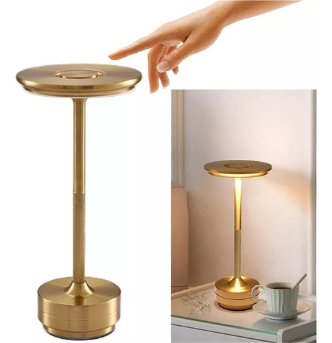 Luz Nocturna Recargable Táctil Para Decoración De Escritorio