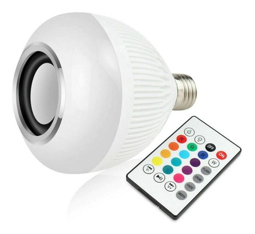 Bombillo Parlante Bluetooth Control Luz Rgb Musical Altavoz