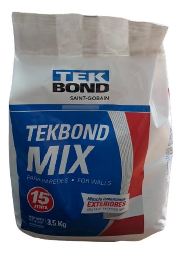 Enduido Exteriores 3,5kg Tek Bond Fácil Aplicación