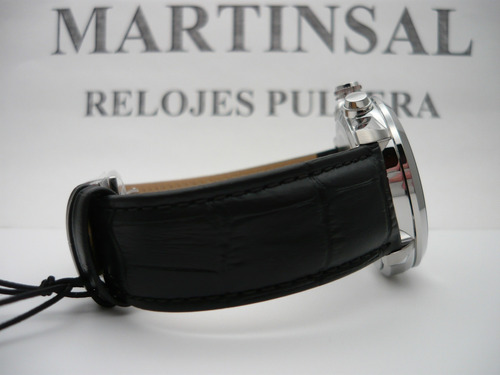 Bulova Sutton Clásico Crono Big Date 96b310 Fotos Reales Negro Acero Pulido Verde