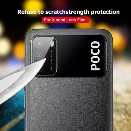 Imagem 3 de 4 de Pelicula De Camera Traseira Xiaomi Poco M3 Tela 6.53