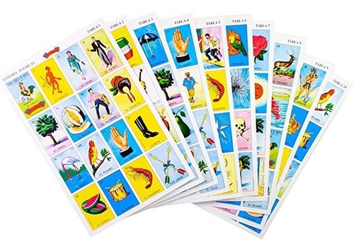 Lotería Mexicana 10 Tablas