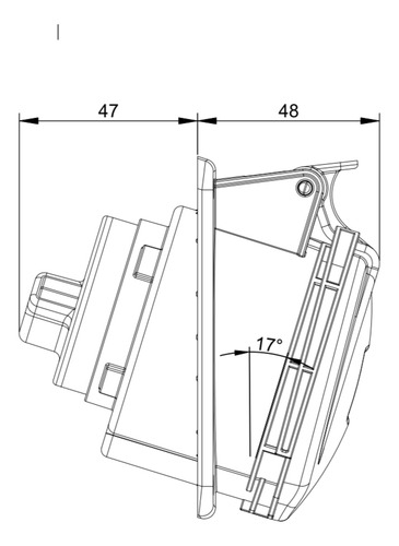 3104/3304 Conector Industrial 32a 415v 3 Polos Hembra +macho (Usado)