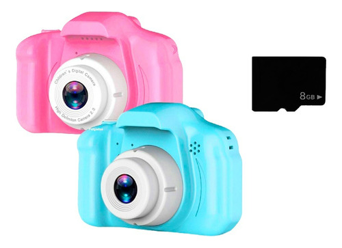 Camara Digital Infantil 720p Hd Lcd 2.0 + 8gb Memoria