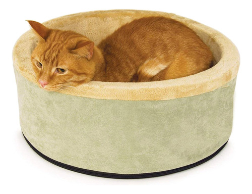 K&h Pet Products Thermo-kitty Bed Cama Para Gatos Con Calefa