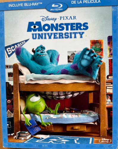 Pelicula Disney Monsters University Blu-ray Original