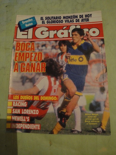 El Grafico 3545 Boca Gatti Aventin Independiente Vilas Casi