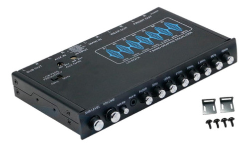 . Equalizador De Áudio Automotivo De 7 Bandas, Chip Dsp,