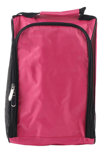 Bolsa Para Zapatos De Nylon Rosa, Portátil, Transpirable, De