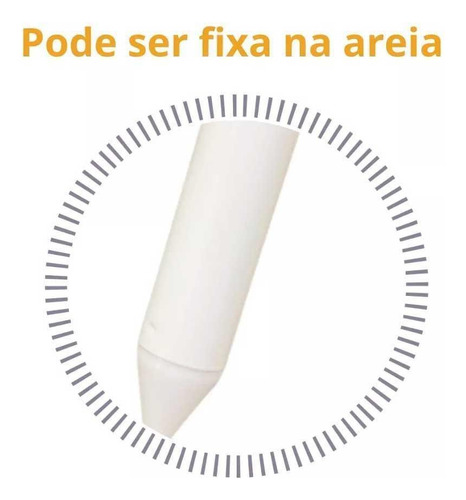 Sombrilla roja Importway IWGS-240VM de 2,40 m