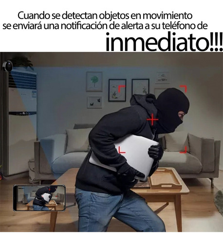 Mini Cámara De Seguridad Espía A9 Inalámbrica Hd 1080p Wifi Color Negro