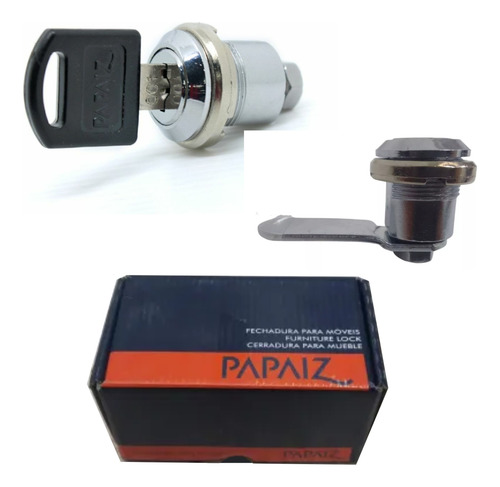 Kit 4 Cilindros Papaiz 511 Ches Com Lingueta Para Móveis 491 Cor Cromado