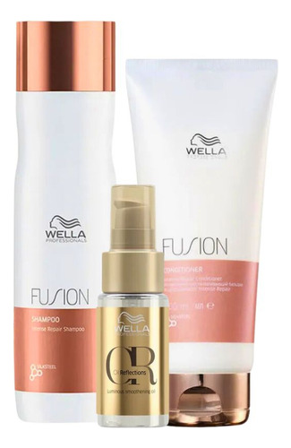 Kit Wella Professionals Fusion +oil Reflections Trio
