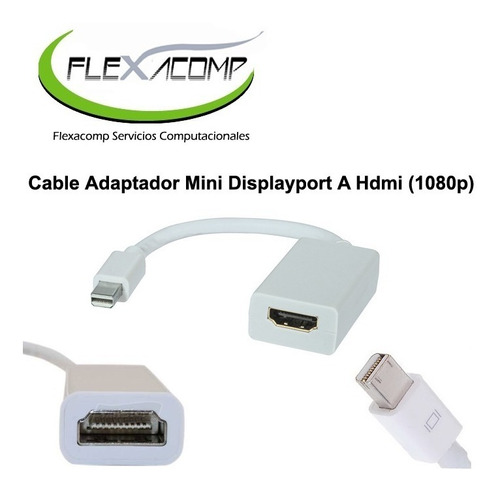 Cable Adaptador Mini Displayport A Hdmi (1080p)