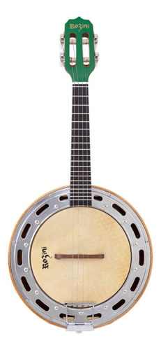 Banjo Rozini Rj11 Elvd Studio Eletrico Verde Mogno Laminado