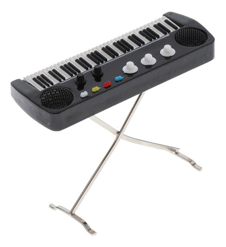 Imagen 5 de 12 de Paquete De 2 Teclados En Miniatura A Escala 1/12 Con Tuba