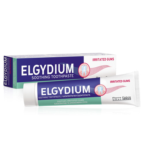 Imagen 1 de 1 de Pasta dental Elgydium Irritated Gums en crema 75 ml