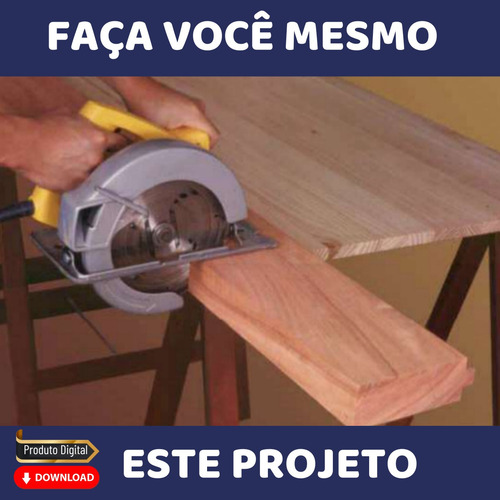 Projeto Bancada De Marceneiro Para Marcenaria Detalhado