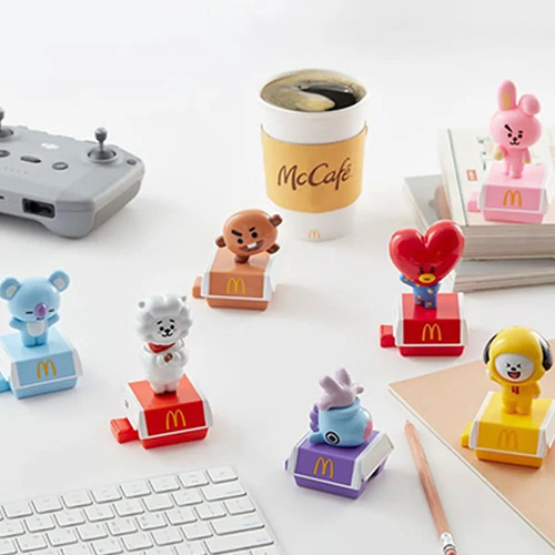 Boneco Mang Bt21 X Mcdonald's Lacrado K-pop Bts J-hope
