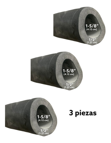Imagen 2 de 9 de Armaflex Aislante Termico Para Tubería 1-5/8 X 1/2 3 Piezas