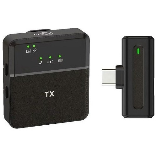 Microfono Inalambrico Corbatero Con Clip Usb Tipo C