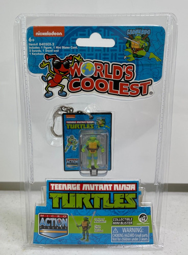 Tmnt Tortugas Ninja Leonardo Micro Action Figures Worlds C10