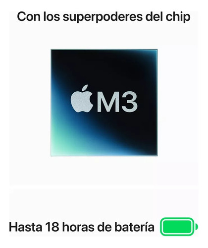 Apple Macbook Air M3 15 Silver 8gb Ram 256gb Ssd Fgaming!cl Plata