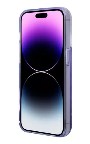 Protector Guess Translucent Triangle Morado IPhone 15 Pro Max - Mobo