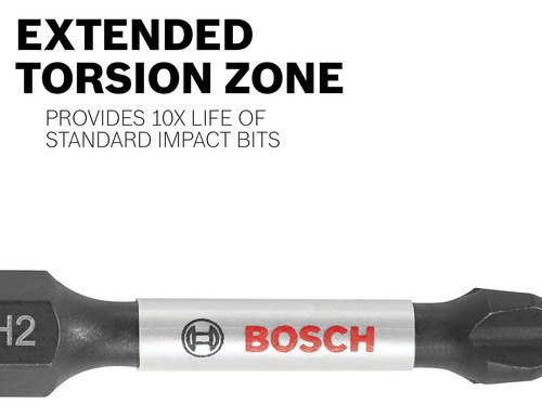 Jogo De Bits Impact Control Com 8 Peças Bosch - Com Clipe
