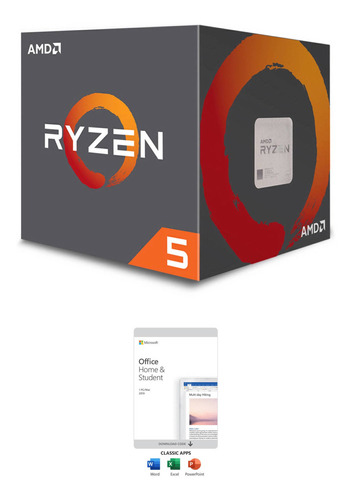 Amd Ryzen 5 2600x 3,6 Ghz Six-core Am4 Processor With Micros