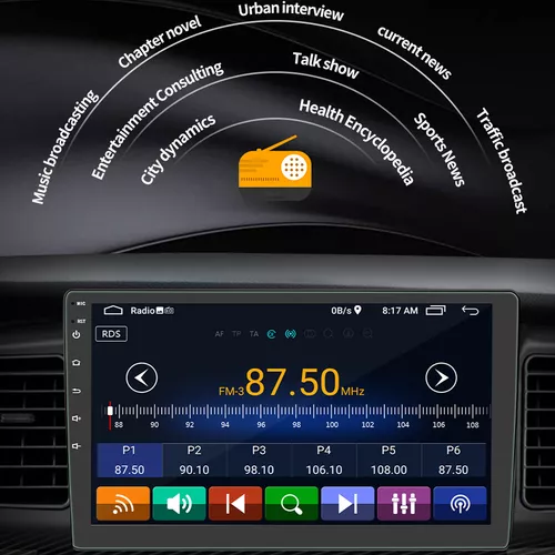Receptor Multimedia Para Coche Con Pantalla Táctil Estéreo D