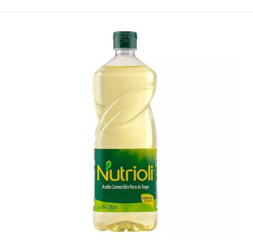 Aceite Vegetal 720 Mililitros Nutrioli Puro Soya Con Omegas