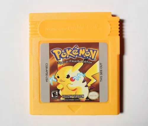 Cartucho - Fita Pokemon Yellow Edição Especial com Caixa Original