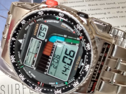 Citizen D120 Série Prata - Wind Surf - Muito Conservado
