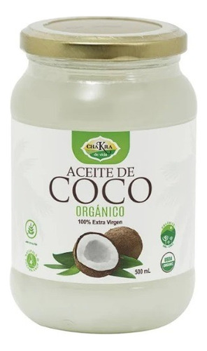 Aceite De Coco  500 Ml Orgánico